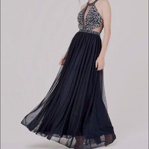 Navy Blue Prom Dress